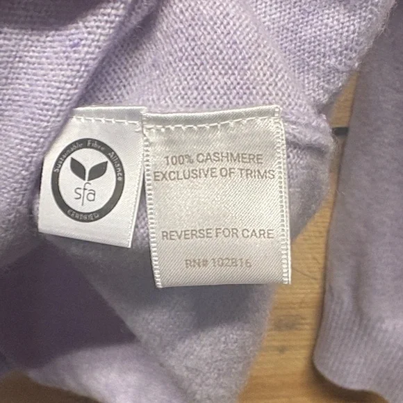 Garnet Hill Cashmere Hoodie - Picture 6 of 7